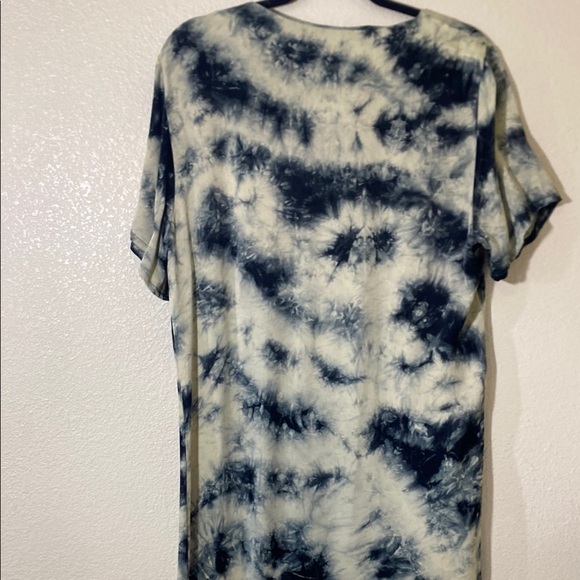 Zara Tie-Dye Short Sleeve Dress - Picture 4 of 6